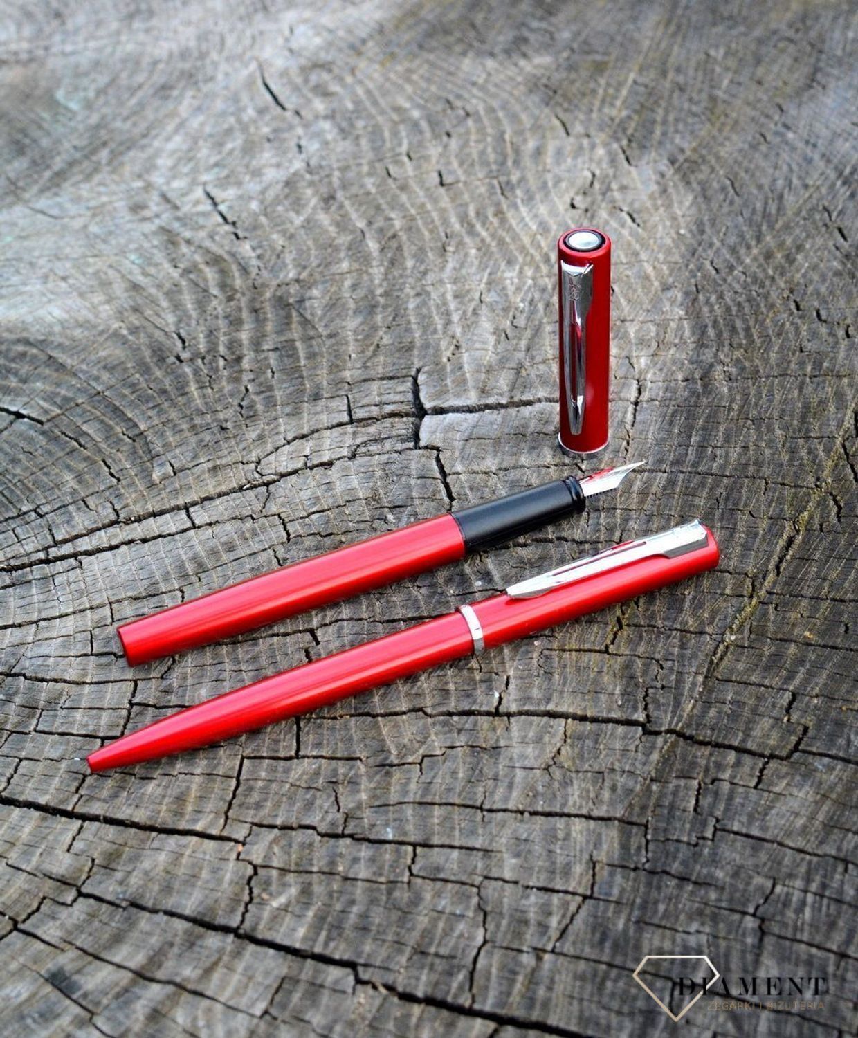 Zestaw Waterman Pióro Wieczne z długopisem Czerwony DUOALLURE3. Pióro wieczne i długopis marki WATERMAN z darmowym grawerem. Prezent dla nauczyciela (2).JPG